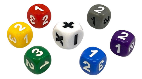 Juego De Dados De Enseñanza De 7 Piezas Manipuladores De