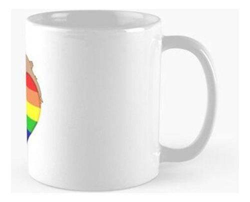 Taza Bandera De Orgullo Gay Perezoso Calidad Premium