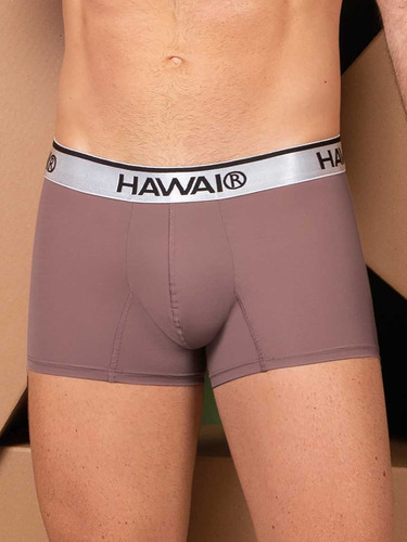 Boxer Hawai Hombre Corto Modelo 41977 Negro ( Colombiano)