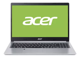 Notebook Acer Aspire 5 A515-54 prata 15.6", Intel Core i5 10210U 4GB de RAM 256GB SSD, Intel UHD Graphics 620 1920x1080px Windows 10 Home