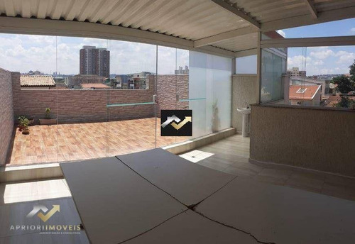 Imagem 5 de 27 de Cobertura Com 2 Dormitórios À Venda, 122 M² Por R$ 450.000 - Vila Homero Thon - Santo André/sp - Co1409