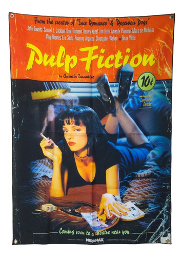 Bandera Decorativa Pulp Fiction Tarantino 100 X 70 Cms 