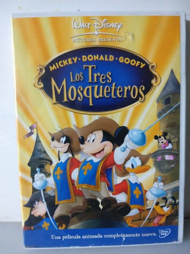 Los Tres Mosqueteros Mickey Donald Goofy Dvd Disney 