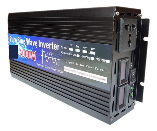 Inversor De Onda Sinusoidal Pura 12v 24v 48v 60v 220 3000w