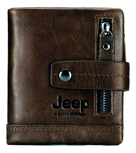 Cartera Jeep Kavis Bowne 100% Piel Genuina Para Hombre 