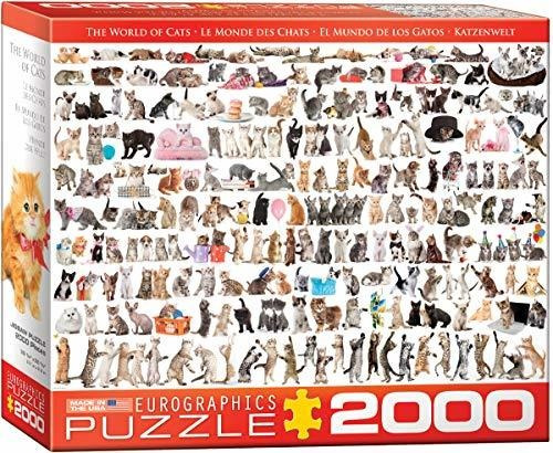 Eurographics El Mundo De Los Gatos Puzzle (2000 Piezas).