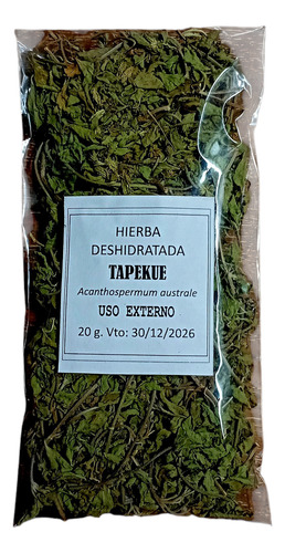 Hierbas Medicinales Tapekue 20g.