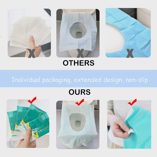 Fundas De Asiento De Inodoro Ditind 30 Unidades Desechables Paquete De 30 Nombre Del Diseño