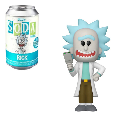 Figura Funko Vinyl Soda, diseño de Rick y Morty