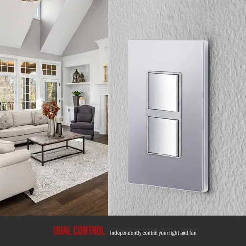 Enerlites Interruptor De Decoracin De Basculante De Doble Pa