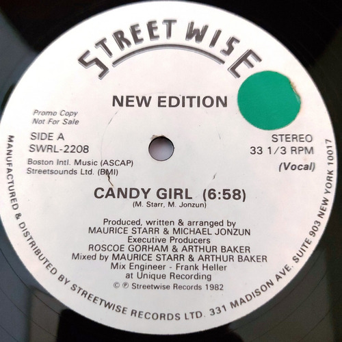 New Edition - Candy Girl  Importado Usa   Lp