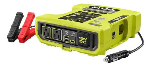 Inversor De Energía Automotriz Ryobi One+ De 18 V, 800 Vatio