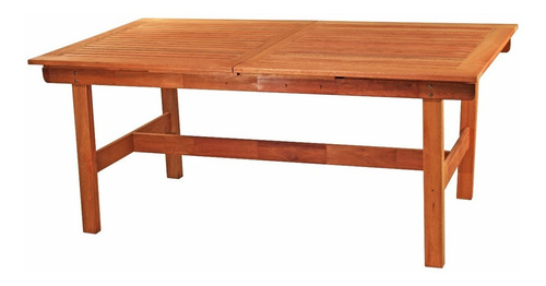 Imagen 5 de 8 de Mesa Extensible De Madera Eucalipto Para Jardin O Exterior D