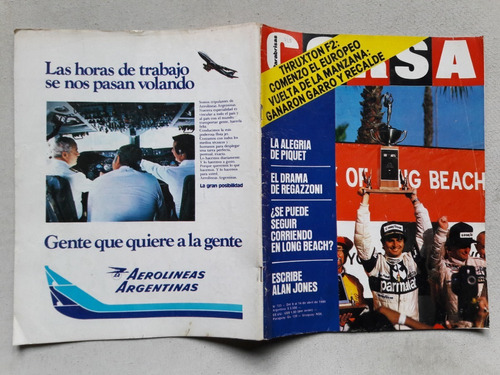 Revista Corsa Nº 723 Abril 1980 Piquet Fittipaldi Jones F1