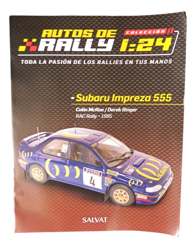 Autos Rally Wrc Esc 1:24 Salvat N° 23 Subaru Impreza 555