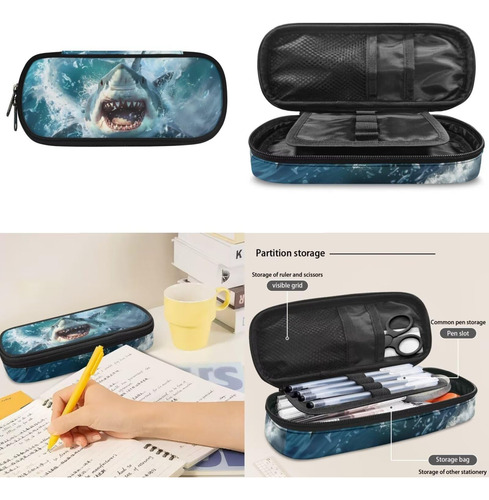 Fuojuvelie Shark Mochila Para Adolescentes De 10 A 12 Años 6
