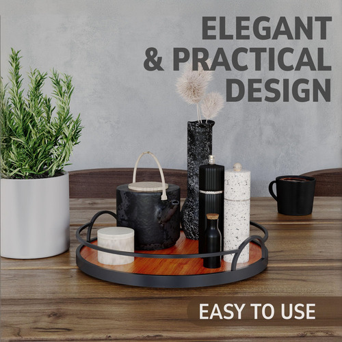 Organizador De Susan Lazy - 10 Wooden Lazy Susan Para La Mes