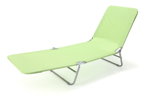 Imagen 1 de 9 de Reposera Plegable Silla Playera Reforzada Jardin Y Exterior