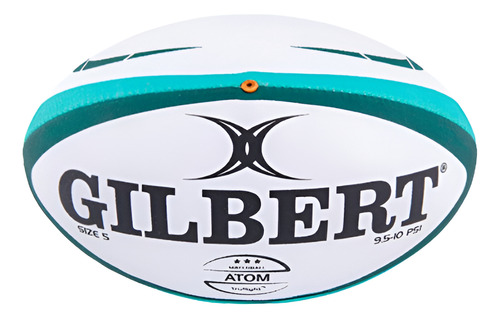 Balón Rugby Gilbert Juego Atom Match Verde Original