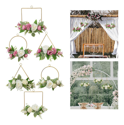 6 Uds Flores Artificiales Manualidades Diy Regalos Colgantes