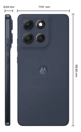 Smartphone Motorola Moto G86 5g - 256gb 24gb (8gb Ram+16gb Ram Boost) Tela 1.5k Poled, 50mp Sony Camera Ois Moto Ai, Videos Em 4k, Ip68 + Ip69 - Grafite