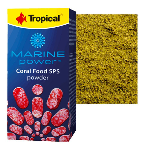 Tropical Marine Power Coral Food Sps Powder - Pote 70g