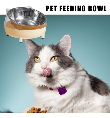 Cuencos Elevados Para Gatos Cuencos De Comida Para Gatos Lev