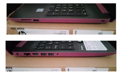 Laptop Hp 15-da1096 Intel Pentium Gold 8gb Ram 1tb Hdd Morado