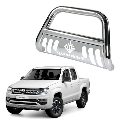 Tumba Burros Protector Bar Volkswagen Amarok 10-19 Inox