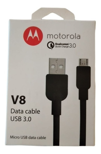 Cable Cargador Turbo Micro Usb Micro V8 Para Motorola