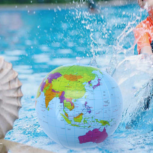 .. Globo Inflable Explotar Geografía 40 Cm Para Enseñar