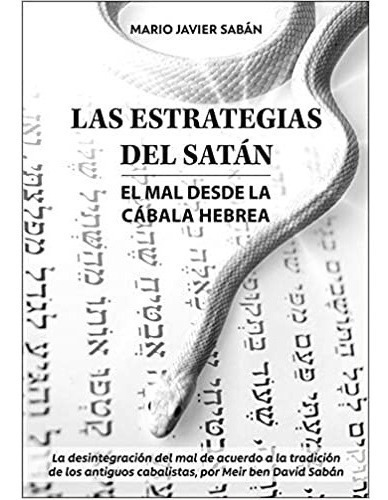 Libro Las Estrategias De Satan - Saban Mario Javier