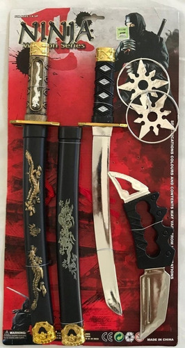 Set De Armas Con Espadas Ninja Weapon Series Jem 