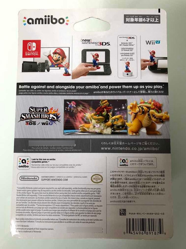 Amiibo Mario Y Bowser Smash Brothers (Usado)