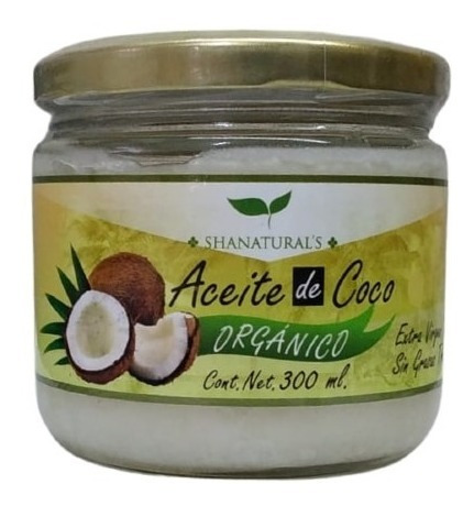 Aceite De Coco Orgánico Extra Virgen 300 Ml