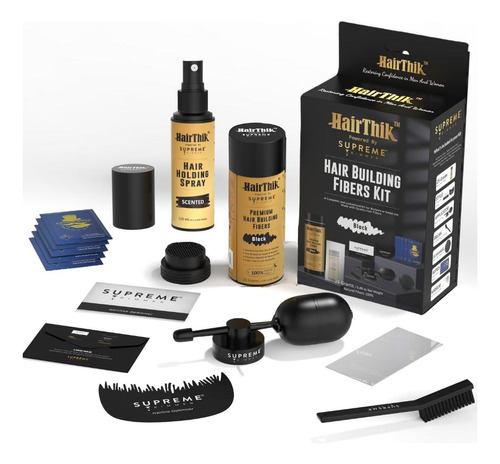 Kit 9-en-1: Fibras Para Reconstruir Cabello, 25g