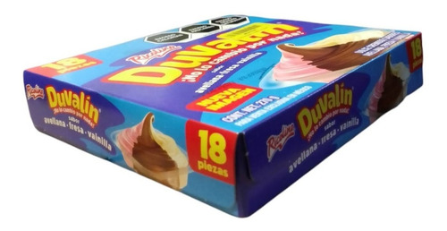 Natilla Ricolino Duvalin Avellana, Fresa, Vainilla 270g 18 U