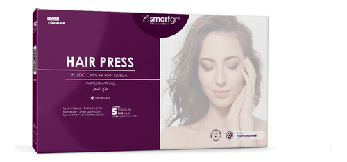 Fluido Hair Smart Gr Terapia Capilar - 5 Frascos 5ml