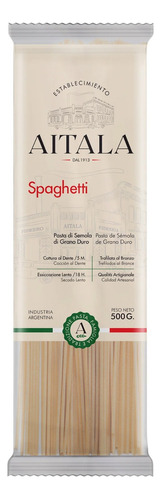 Fideos Spaghetti Aitala 500 Gr
