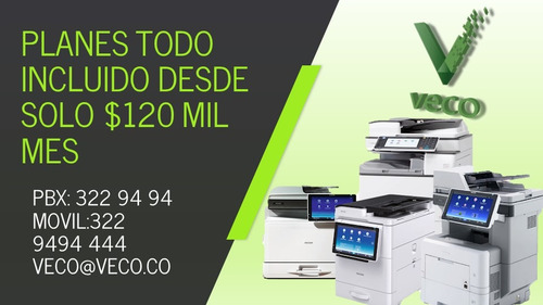 Alquiler Fotocopiadoras Multifuncionales Ricoh Medellin
