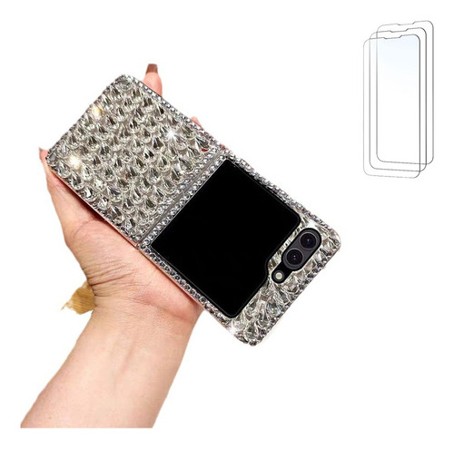 Para Samsung Galaxy Z Flip4/5 Funda De Teléfono Diamond