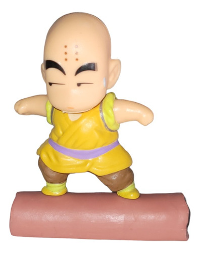 Gashapon Dragon Ball  Krillin Entrenando Tronco