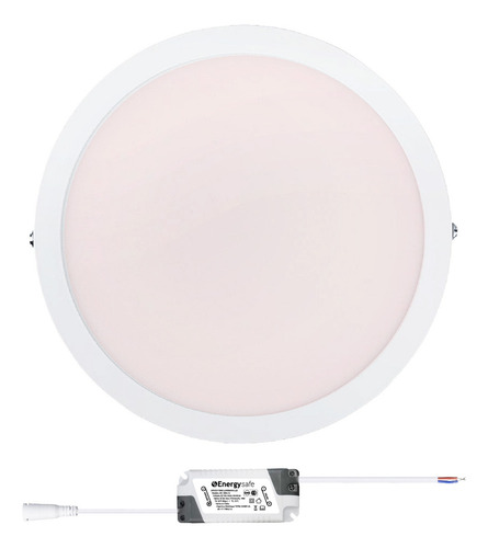 Panel Plafón Lámpara Luz Fría Led Energy Safe Para Techo 20cm 18w - 25000hs Vida Útil
