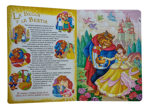 Libro Gigante De Cuentos Maravillosos Con Rompecabezas