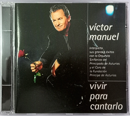 Victor Manuel Cd Vivir Para Cantarlo Importado Igual A Nue 