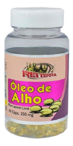 Óleo De Alho 250mg 120 Cápsulas - Rei Terra