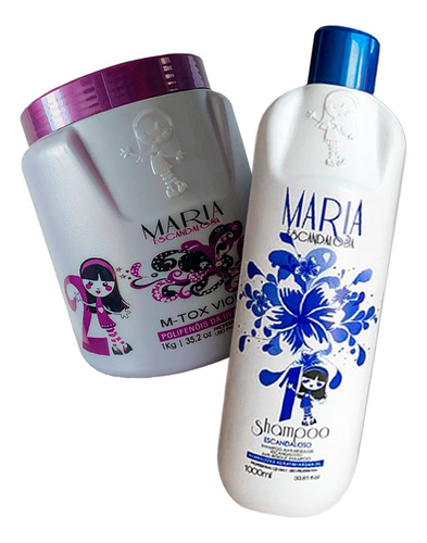 Kit Shampoo Antiresiduos + Btx Matizador Maria Escandalosa