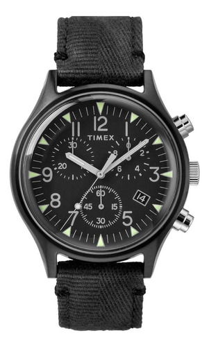 Timex Mk1 Acero Crono Negro