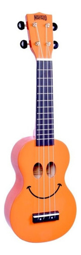 Ukelele Soprano Mahalo Sengon Con Funda U-smiles Color Naranja