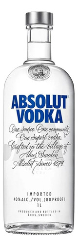 Pack 24 Agua San Pellegrino 250 Ml + Vodka Absolut Blue 1 L